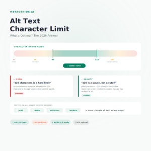 alt text character limit — optimal 80 to 125 character range illustration