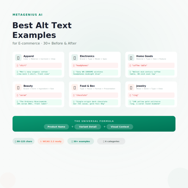Best Alt Text Examples for E-commerce (30+ Before & After)