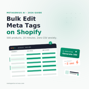 bulk edit meta tags shopify — illustration