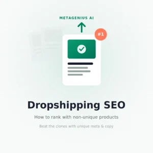 dropshipping seo — illustration