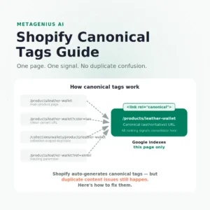 shopify canonical tags — illustration